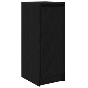 vidaXL jalatsikapp, must tamm, 29,5x34x76 cm, tehispuit