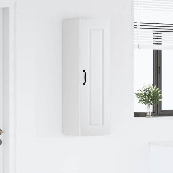 vidaXL Seinakapp kööki riiuliga Valge 30 x 31 x 100 cm Tehispuit