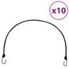 vidaXL bungee n&ouml;&ouml;r helkurribade ja konksudega 10 tk, 100 cm