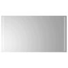vidaXL LED vannitoa peegel L&auml;bipaistev 90 x 50 cm karastatud klaas