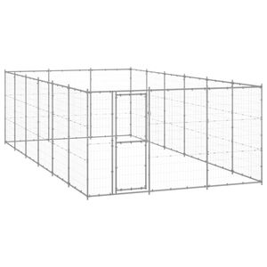vidaXL koeraaedik, tsingitud teras, 21,78 m&sup2;