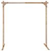 vidaXL Pulma kaar Helepruun 225 x 95 x 226 cm Kindel m&auml;nnipuidust