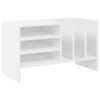 vidaXL Plaadikapp Valge 78.5 x 35 x 45 cm Tehispuit
