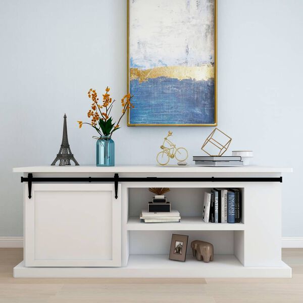 vidaXL minisuuruses liugukse komplekt, s&uuml;sinikteras, 200 cm