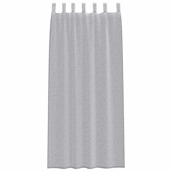 vidaXL Voile Kardin kardinatega 2 pcs Tumehall 225 x 140 cm Polüester