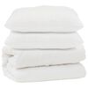 vidaXL Suletekk padjaga 3 pcs Valge Mikrofiiber