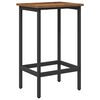 vidaXL Baaritool Vana puit 40 x 32 x 64 cm Tehispuit