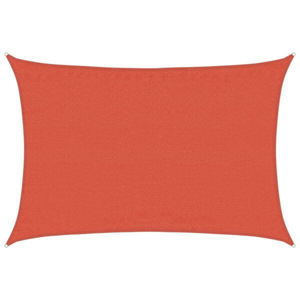 vidaXL p&auml;ikesepuri 160 g/m&sup2; ristk&uuml;lik, terrakota, 3,5x4,5 m, HDPE