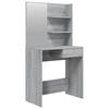 vidaXL peegliga tualettlaud, hall Sonoma tamm, 74,5 x 40 x 141 cm
