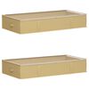 vidaXL L&auml;bipaistev tippakna jaotuskast 2 pcs Kreemjas 100 x 50 x 18 cm