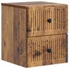 vidaXL Seinale kinnitatav &ouml;&ouml;tis Vana puit 33 x 34,5 x 40 cm Tehispuit