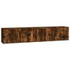 vidaXL seina telerikapid, 2 tk, suitsutatud tamm, 100x34,5x40 cm