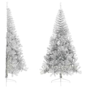vidaXL poolik kunstkuusk alusega, h&otilde;bedane, 210 cm, PET