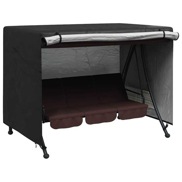 vidaXL V&auml;likiige kate Must 220 x 150 x 150 cm 420D Oxford Kangas