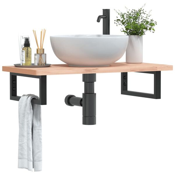 vidaXL riiuliklambrid valamule 2 tk must ristkülikukujuline teras