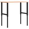 vidaXL t&ouml;&ouml;laud, 100 x 60 x (71,5-98) cm, p&ouml;&ouml;k, ristk&uuml;lik