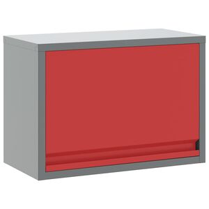 vidaXL T&ouml;&ouml;riistakapp ladustamisega Punane ja hall 50 x 25 x 35 cm