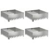 vidaXL Murupiire 4 pcs 60 x 60 x 20 cm Teras H&otilde;bedane