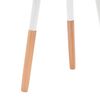 vidaXL lisalaudade komplekt 2 tk, männipuidust, valge