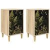 vidaXL &Ouml;&ouml;lambi kapp RHENEN 2 tk Sonoma tamm 36 x 33 x 60 cm Tehispuit