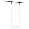 vidaXL Libisev uks ORKDAL Valge ja must 83 x 202 cm