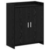 vidaXL Kinga kapp ladustamisega Must tamm 73,5 x 36 x 92 cm Tehispuit
