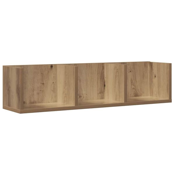 vidaXL CD seinariiul Artisan tamm 75x18x18 cm Engineered Wood