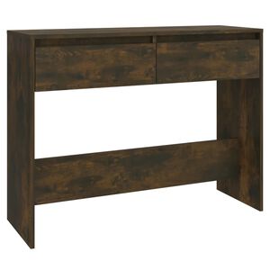 vidaXL konsoollaud, suitsutatud tamm, 100x35x76,5 cm, tehispuit