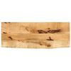 vidaXL lauaplaat, 80x20x2,5 cm, naturaalsete servadega, mangopuit