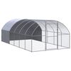 vidaXL kanakuut, 3 x 6 x 2 m, tsingitud teras