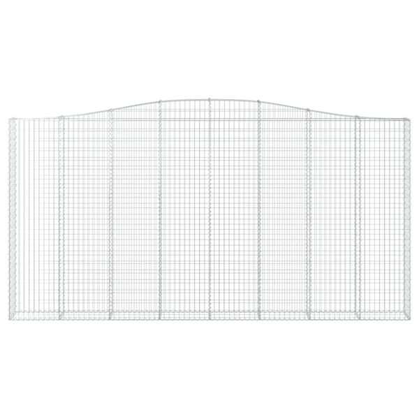 vidaXL kaarekujulised gabioonkorvid 5 tk, 400x30x200/220 cm, raud