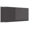 vidaXL K&ouml;&ouml;giseina paneel 2 pcs Tumehall 120 x 60 cm karastatud klaas