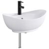vidaXL Vannitoa pesu kauss Matt must 59 x 35 x 21 cm Metall