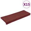 vidaXL trepimatid 15 tk 65 x 21 x 4 cm bordoopunased ristk&uuml;likukujulised servad
