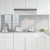 vidaXL K&ouml;gi Splashback 2 pcs Helehall 90 x 60 cm karastatud klaas