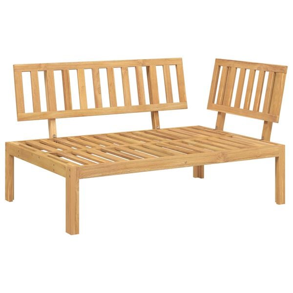 vidaXL Diivanikomplekt padjaga 6 pcs Pruunikashall Tugev akatsiapuu