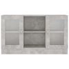 vidaXL vitriinkapp betoonhall 120x30,5x70 cm tehispuit