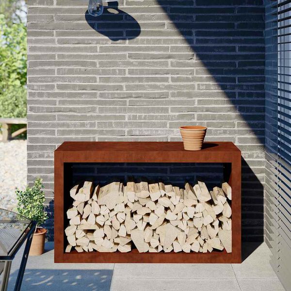 vidaXL K&uuml;ttepuude riiul 100x40x60 cm ilmastikukindel teras