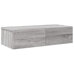 vidaXL seinariiul sahtlitega, hall sonoma tamm, 60 x 26,5 x 15 cm