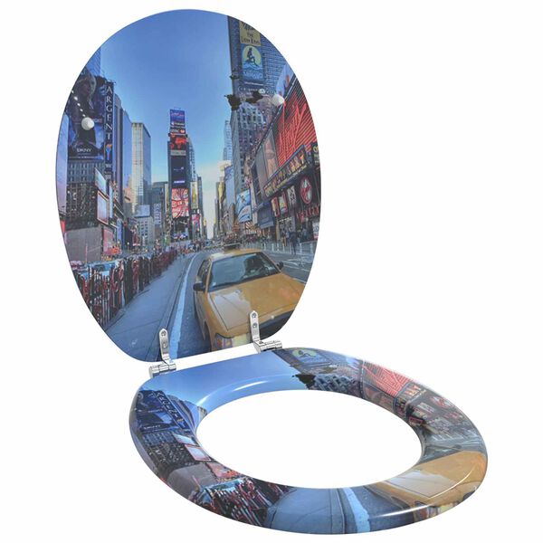 vidaXL Tualettsari Mitmev&auml;rviline 44 x 38 cm MDF plaat