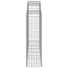 vidaXL kaarekujulised gabioonkorvid 10 tk, 200x50x140/160 cm, raud