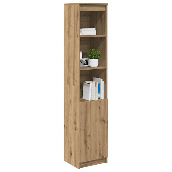 vidaXL Highboard Artisan Oak 37,5x35x180 cm Engineered Wood