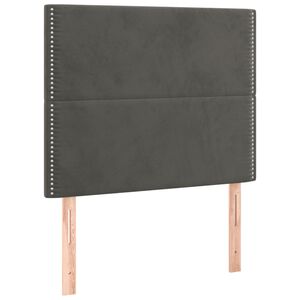 vidaXL peatsiplaat, tumehall, 80 x 5 x 118/128 cm, samet