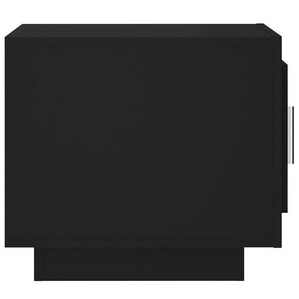 vidaXL kohvilaud, must, 51x50x45 cm, tehispuit