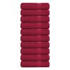 vidaXL vannitoar&auml;tikud FROGN 10 tk, bordoopunane, 100x150 cm, 360 g/m&sup2;