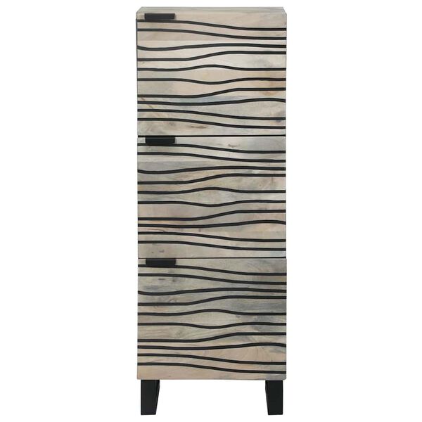 vidaXL Meedia ladustamise kapid ja riiulid Valge ja must