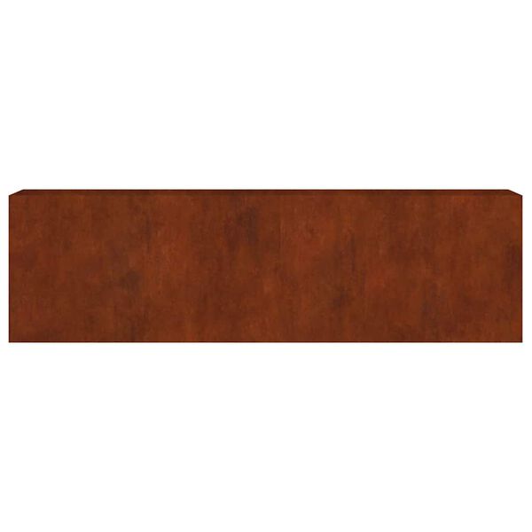 vidaXL taimekast, 280 x 40 x 80 cm, Corten-teras