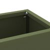 vidaXL Hoidik ja riputustugi Oliiviroheline 28 x 12 x 41 cm Teras