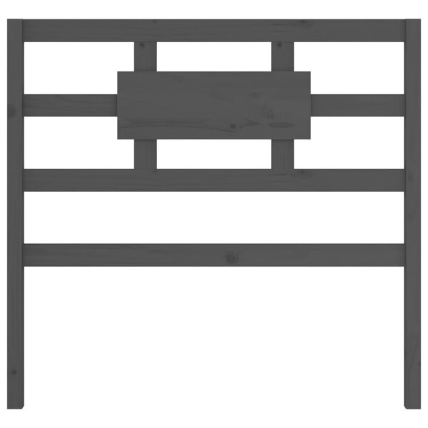 vidaXL voodipeats, hall, 95,5 x 4 x 100 cm, m&auml;nnipuit