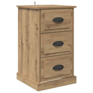 vidaXL &Ouml;&ouml;lambi kapp sahtliga K&auml;sit&ouml;&ouml;puu 39 x 39 x 67,5 cm Tehispuit